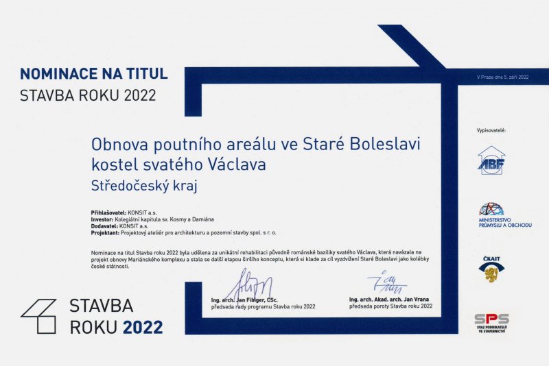 Nominace na titul Stavba roku 2022