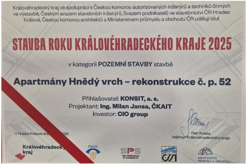 Stavba roku Královéhradeckého kraje 2025