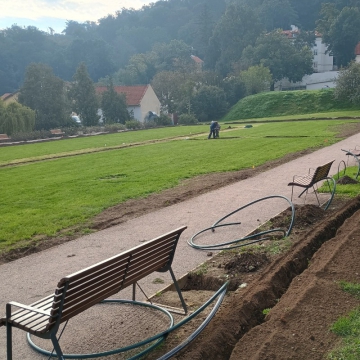Průběh obnovy Boromejské zahrady pod Strahovem