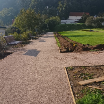 Průběh obnovy Boromejské zahrady pod Strahovem