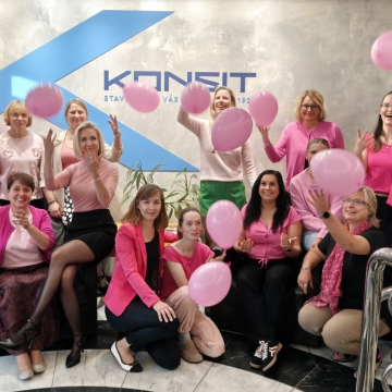 V růžové za dobrou věc. KONSIT se opět připojil k Pinktoberu