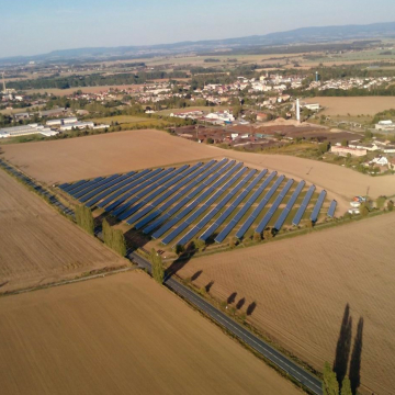 Výstavba fotovoltaické elektrárny 3,2 MWp v lokalitě Smiřice