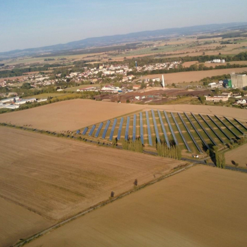 Výstavba fotovoltaické elektrárny 3,2 MWp v lokalitě Smiřice