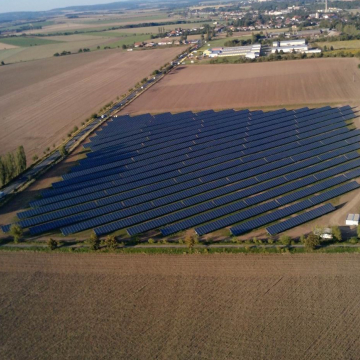 Výstavba fotovoltaické elektrárny 3,2 MWp v lokalitě Smiřice