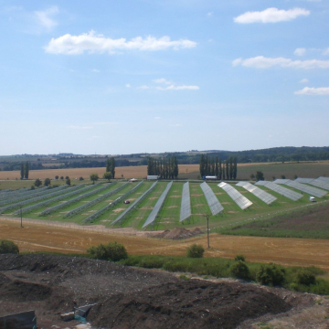 Výstavba fotovoltaické elektrárny 3,2 MWp v lokalitě Smiřice