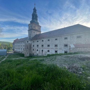 NKP klášter Plasy - obnova sýpky - I. etapa