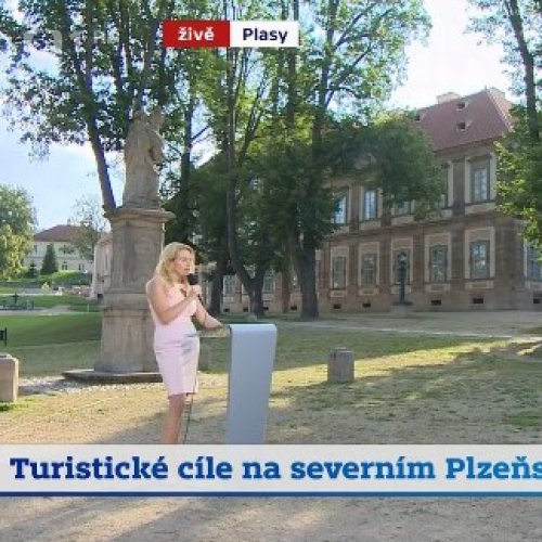 Živé vysílání z plaského kláštera na ČT24