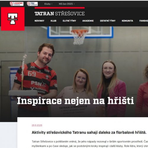 Přesah partnerství KONSIT a.s. a Tatran Sřešovice