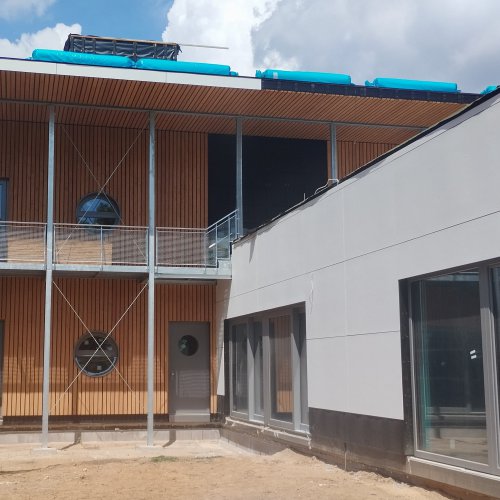 Postup výstavby budovy pro dětskou skupinu Poníček II.