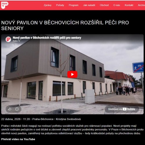 Nový pavilon CSSB v Praha TV