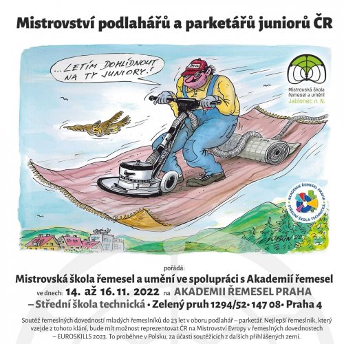 Jsme partnerem Mistrovství podlahářů a parketářů juniorů